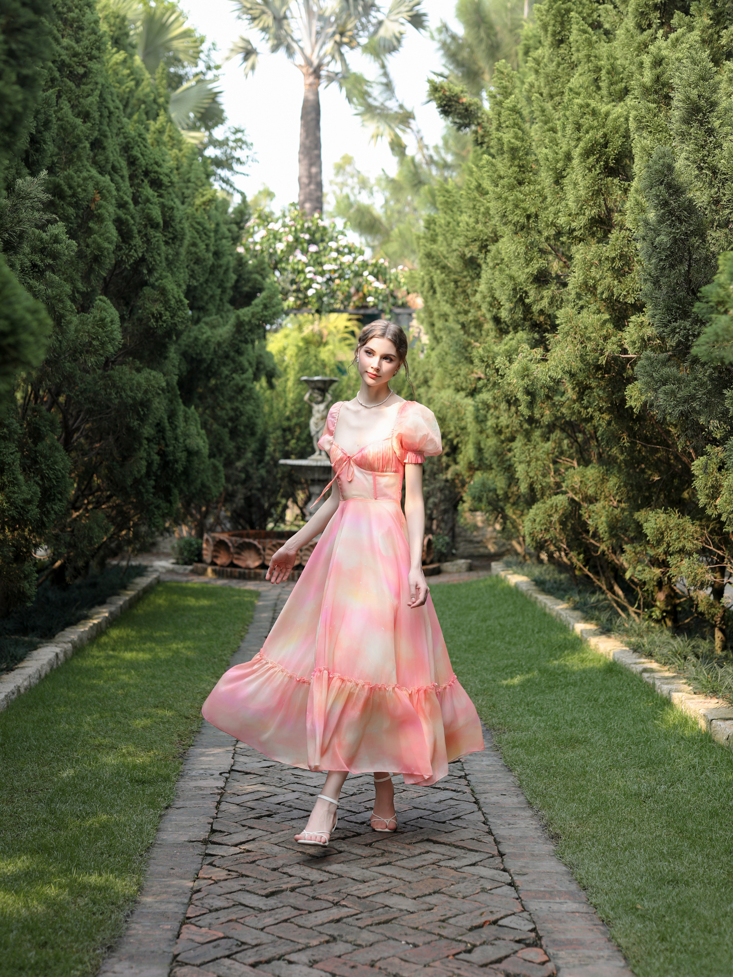 Mid Summer Sunset Antoinette Gown