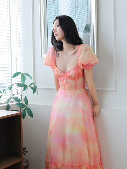 Mid Summer Sunset Antoinette Gown