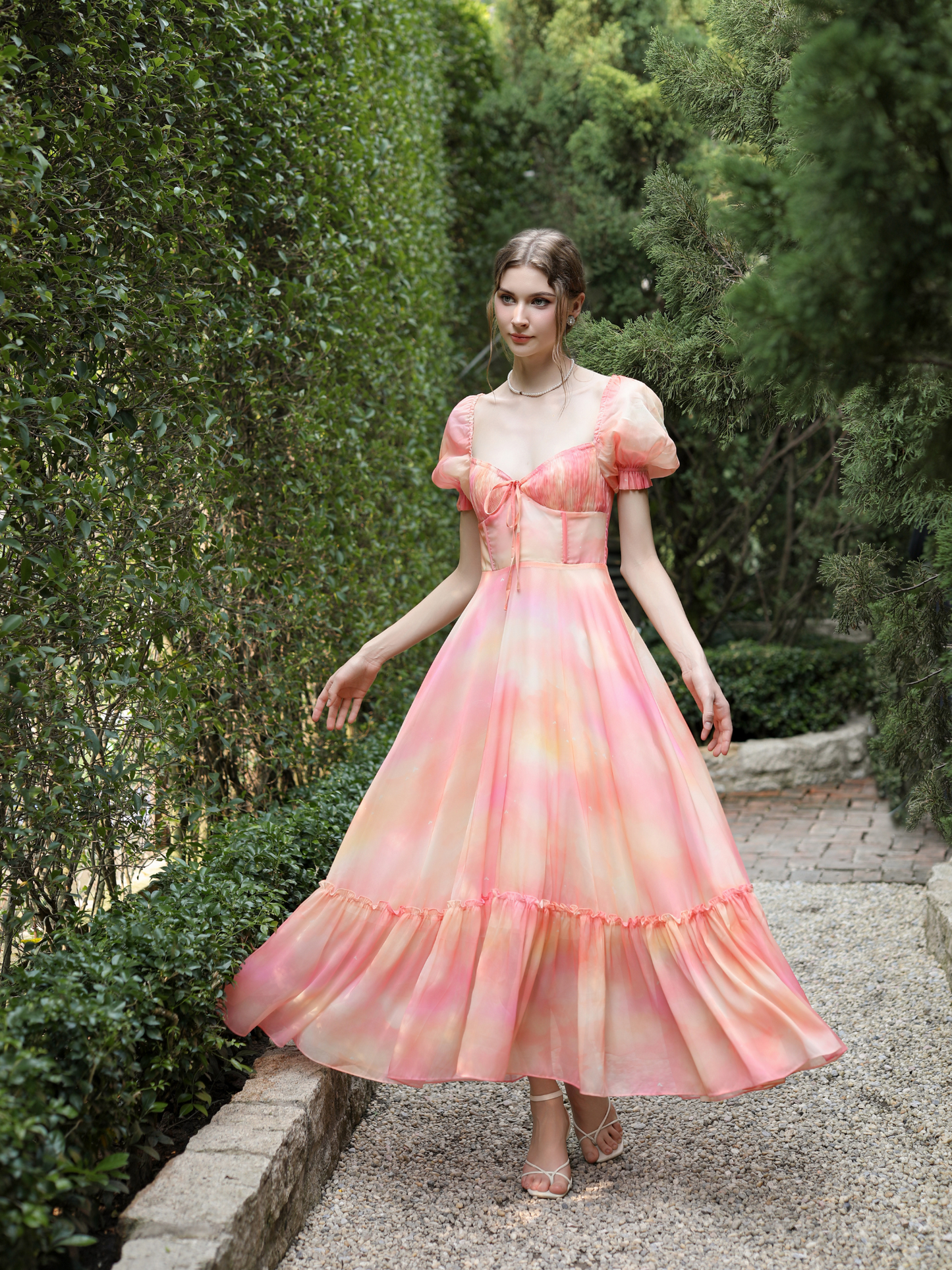 Mid Summer Sunset Antoinette Gown